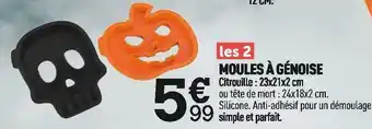 Centrakor Moules à génoise offre