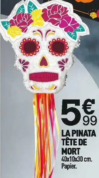 La pinata tête de mort