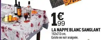 La nappe blanc sanglant