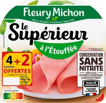Match Fleury michon jambon le supérieur à l'etouffée offre