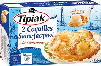 Match Tipiak 2 coquilles saint jacques à la bretonne offre