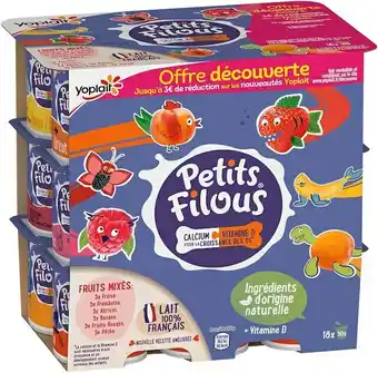 Match Yoplait fromage frais petits filous offre