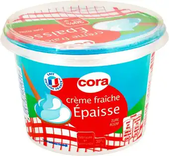 Match Cora crème fraîche offre