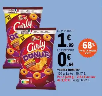 E.Leclerc "CURLY DONUTS" offre