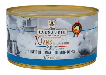 Jean larnaudie confit de canard du sud-ouest