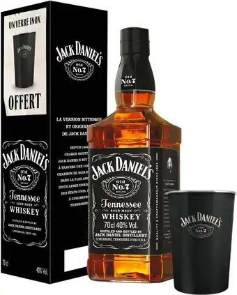 Match Jack daniel's tennesse whiskey offre