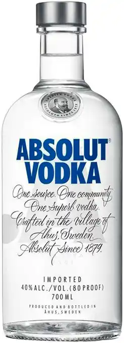 Absolut vodka