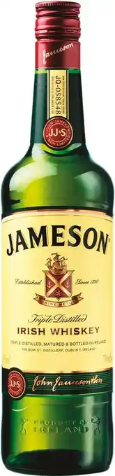 Match Jameson irish whiskey offre