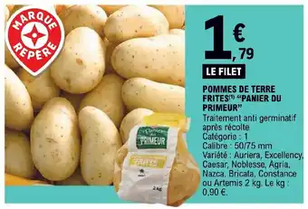 E.Leclerc POMMES DE TERRE FRITES(¹) "PANIER DU offre