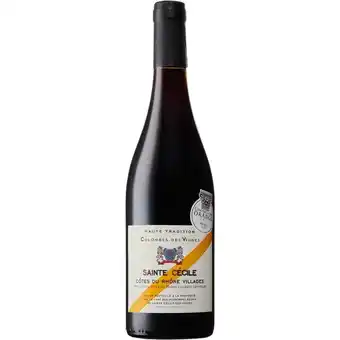 Auchan Côtes Du Rhône Villages Sainte Cécile Aop 2019 offre