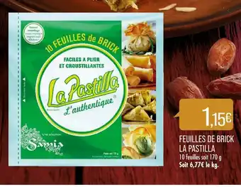 Match LA PASTILLA FEUILLES DE BRICK offre