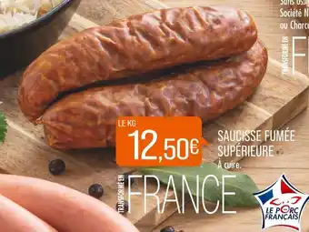 Match SAUCISSE FUMÉE SUPÉRIEURE offre