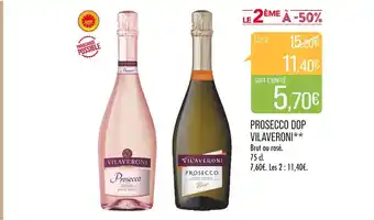 Match VILAVERONI PROSECCO DOP offre