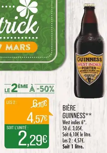 Match GUINNESS BIÈRE offre