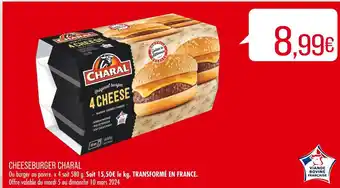 Match CHARAL CHEESEBURGER offre