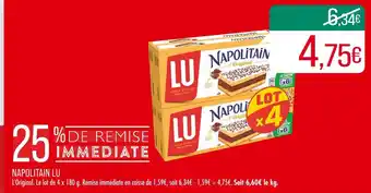 Match LU NAPOLITAIN offre