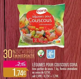 Match CORA LÉGUMES POUR COUSCOUS offre