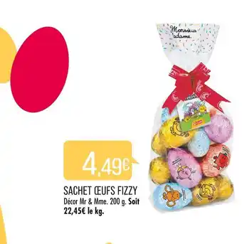 Match FIZZY SACHET ŒUFS offre