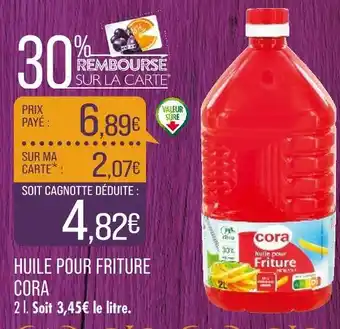 Match CORA HUILE POUR FRITURE offre