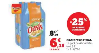 U Express OASIS TROPICAL offre