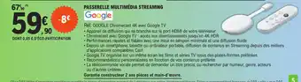 E.Leclerc PASSERELLE MULTIMÉDIA STREAMING offre