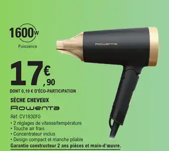 E.Leclerc SÈCHE CHEVEUX offre