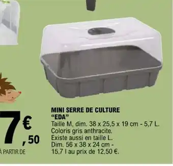 E.Leclerc MINI SERRE DE CULTURE "EDA" offre