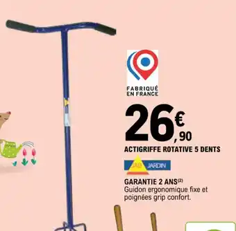 E.Leclerc ACTIGRIFFE ROTATIVE 5 DENTS offre