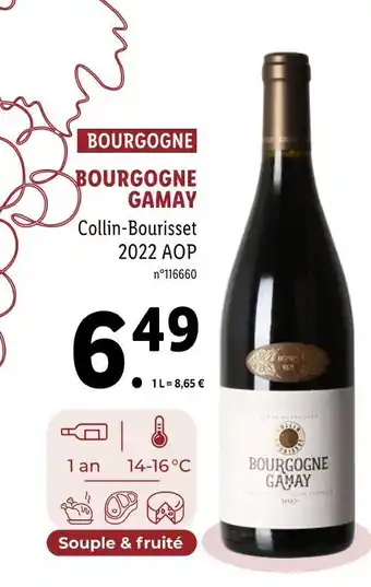 Lidl Collin-Bourisset BOURGOGNE GAMAY offre