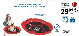 Lidl Playtive Balançoire nid d’oiseau offre