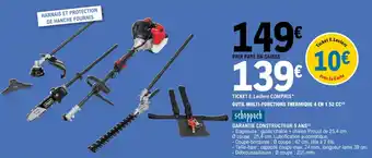 E.Leclerc OUTIL MULTI-FONCTIONS THERMIQUE 4 EN 1 52 CC(³) offre