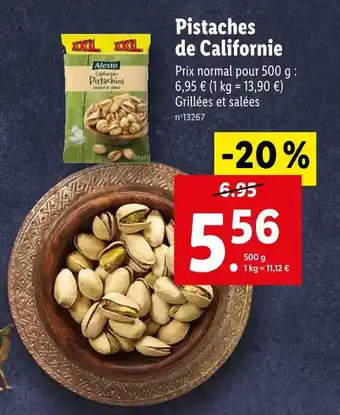 Alesto Pistaches de Californie