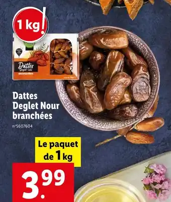 Lidl Holy Fruits Dattes Deglet Nour branchées offre