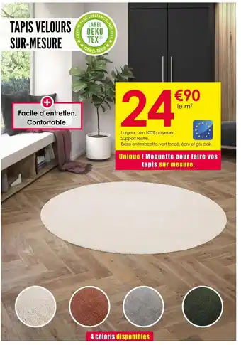 Décor Discount TAPIS VELOURS SUR-MESURE offre