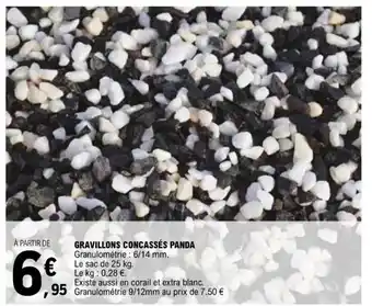 E.Leclerc GRAVILLONS CONCASSÉS PANDA offre