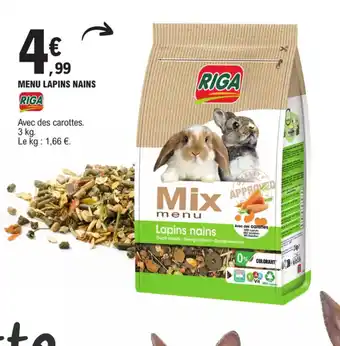 E.Leclerc MENU LAPINS NAINS offre