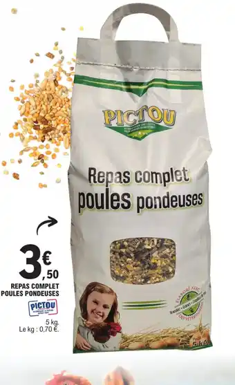 E.Leclerc REPAS COMPLET POULES PONDEUSES offre
