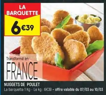 Leader Price NUGGETS DE POULET offre