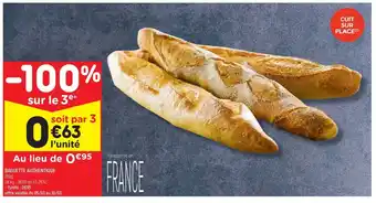 Leader Price BAGUETTE AUTHENTIQUE offre