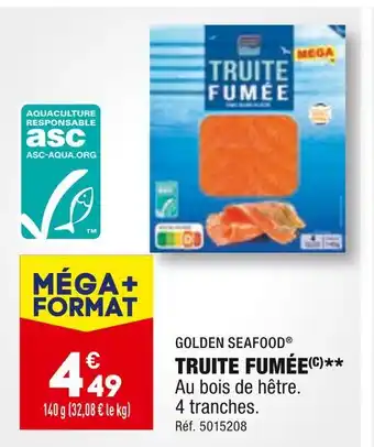 ALDI GOLDEN SEAFOOD TRUITE FUMÉE offre