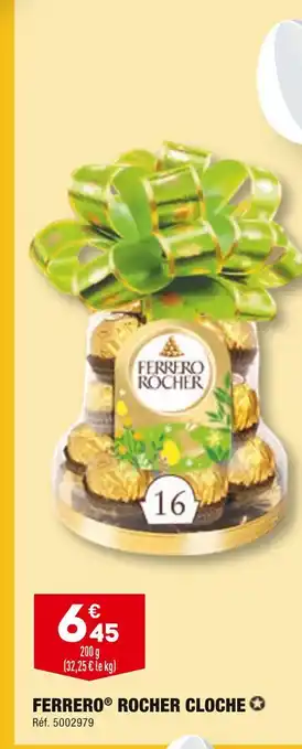 ALDI FERRERO FERRERO ROCHER CLOCHE offre