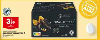 ALDI GOURMET FINEST CUISINE BALLOTIN D’ORANGETTES offre