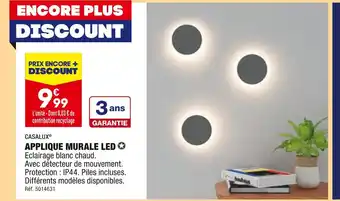 ALDI CASALUX APPLIQUE MURALE LED offre