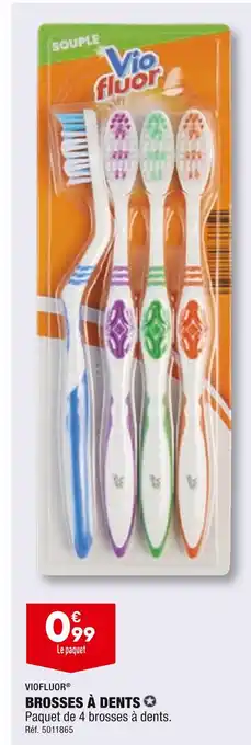 ALDI VIOFLUOR BROSSES À DENTS offre