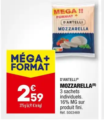 ALDI D’ANTELLI MOZZARELLA offre
