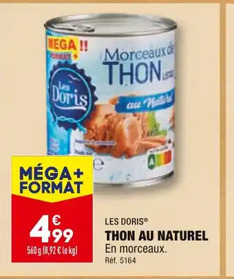 ALDI LES DORIS THON AU NATUREL offre