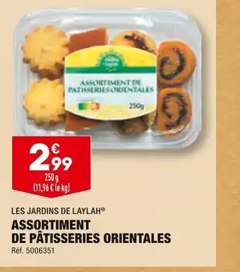 ALDI LES JARDINS DE LAYLAH ASSORTIMENT DE PÂTISSERIES ORIENTALES offre