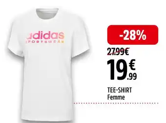 Intersport adidas TEE-SHIRT Femme offre