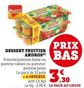 U Express ANDROS DESSERT FRUITIER offre