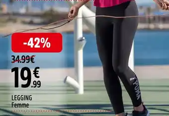 Intersport PUMA LEGGING Femme offre